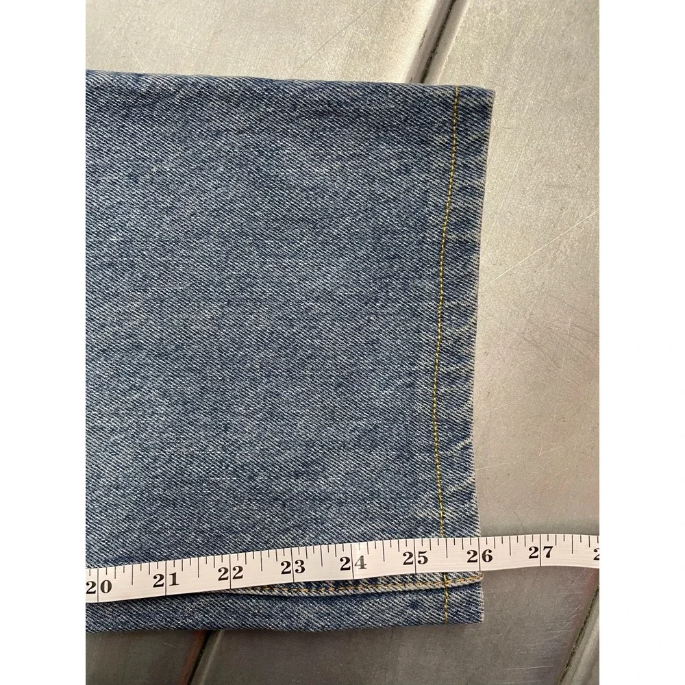 VTG Levis 516 Slim Fit Jeans‎ Mens 36X26 Blue Light/Medium Wash Denim Straight